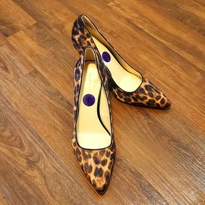 Nine West animal print heels